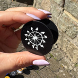 Black Clock Pop Socket