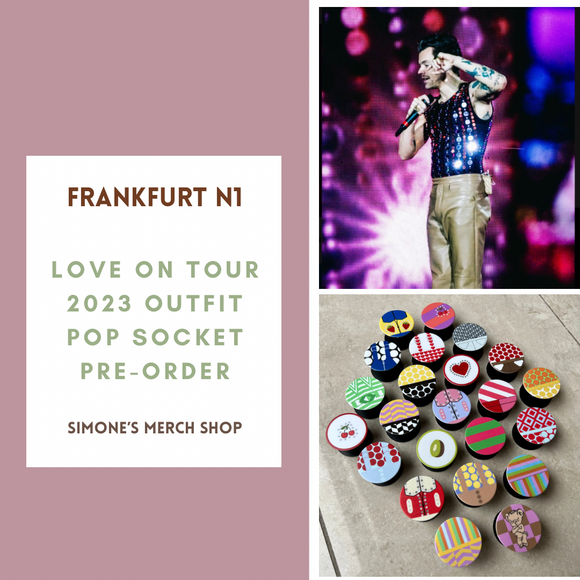 PRE-ORDER: Frankfurt Night 1 Love On Tour 2023 Outfit Pop Socket. Will ship out in 1-3 months.