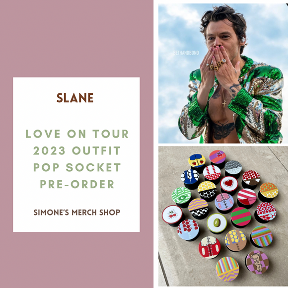 PRE-ORDER: Slane Love On Tour 2023 Outfit Pop Socket. Will ship out in 1-3 months.