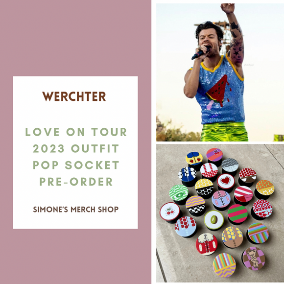 PRE-ORDER: Werchter Love On Tour 2023 Outfit Pop Socket. Will ship out in 1-3 months.