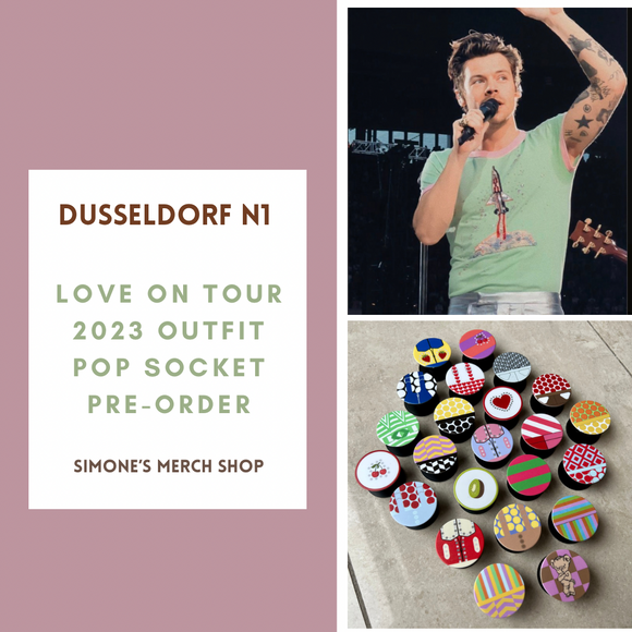 PRE-ORDER: Dusseldorf Night 1 Love On Tour 2023 Outfit Pop Socket. Will ship out in 1-3 months.