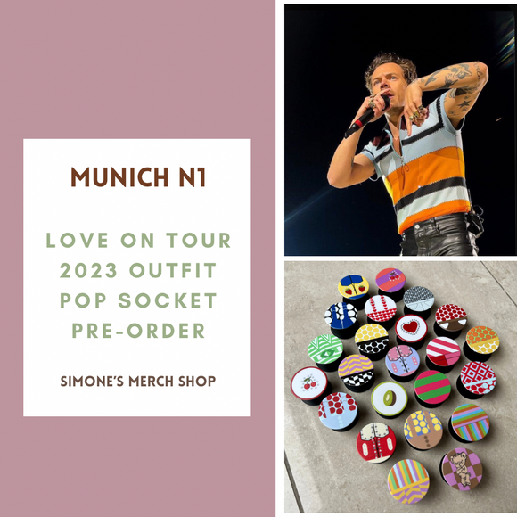 PRE-ORDER: Munich Night 1 Love On Tour 2023 Outfit Pop Socket. Will ship out in 1-3 months.