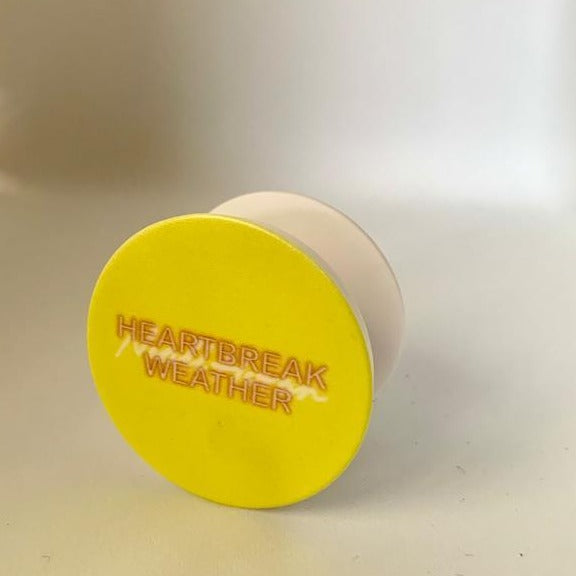 Heartbreak Weather Pop Socket Yellow, Niall Horan inspired phone accessories