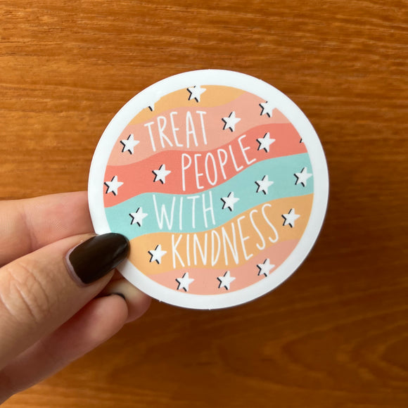 Treat People With Kindness Sticker