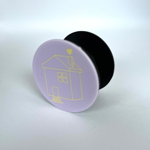 Purple with yellow Harry’s House Pop Socket